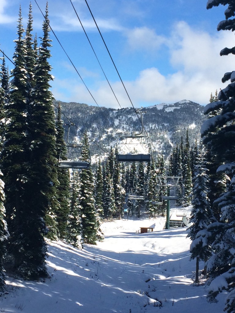 Early Snowfall Crystal Mountain Endless Turns